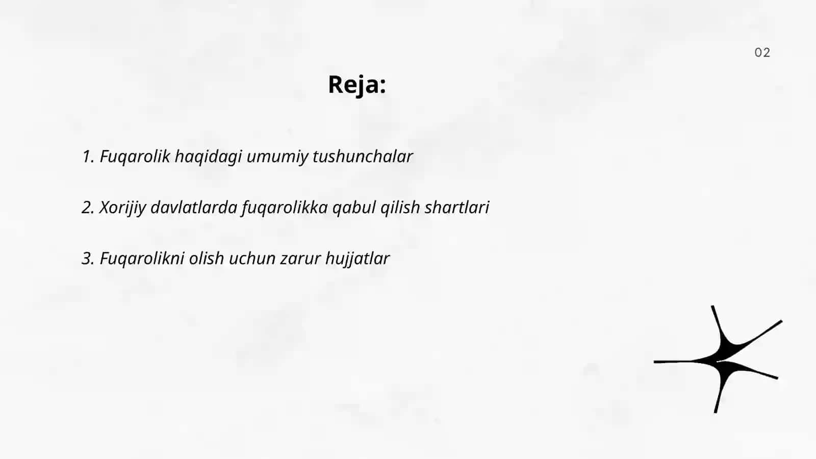 Fuqarolikka qabul qilish va undan chiqarish 2
