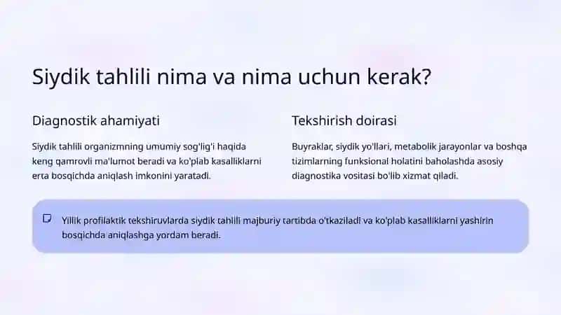Siydik tahlili 2