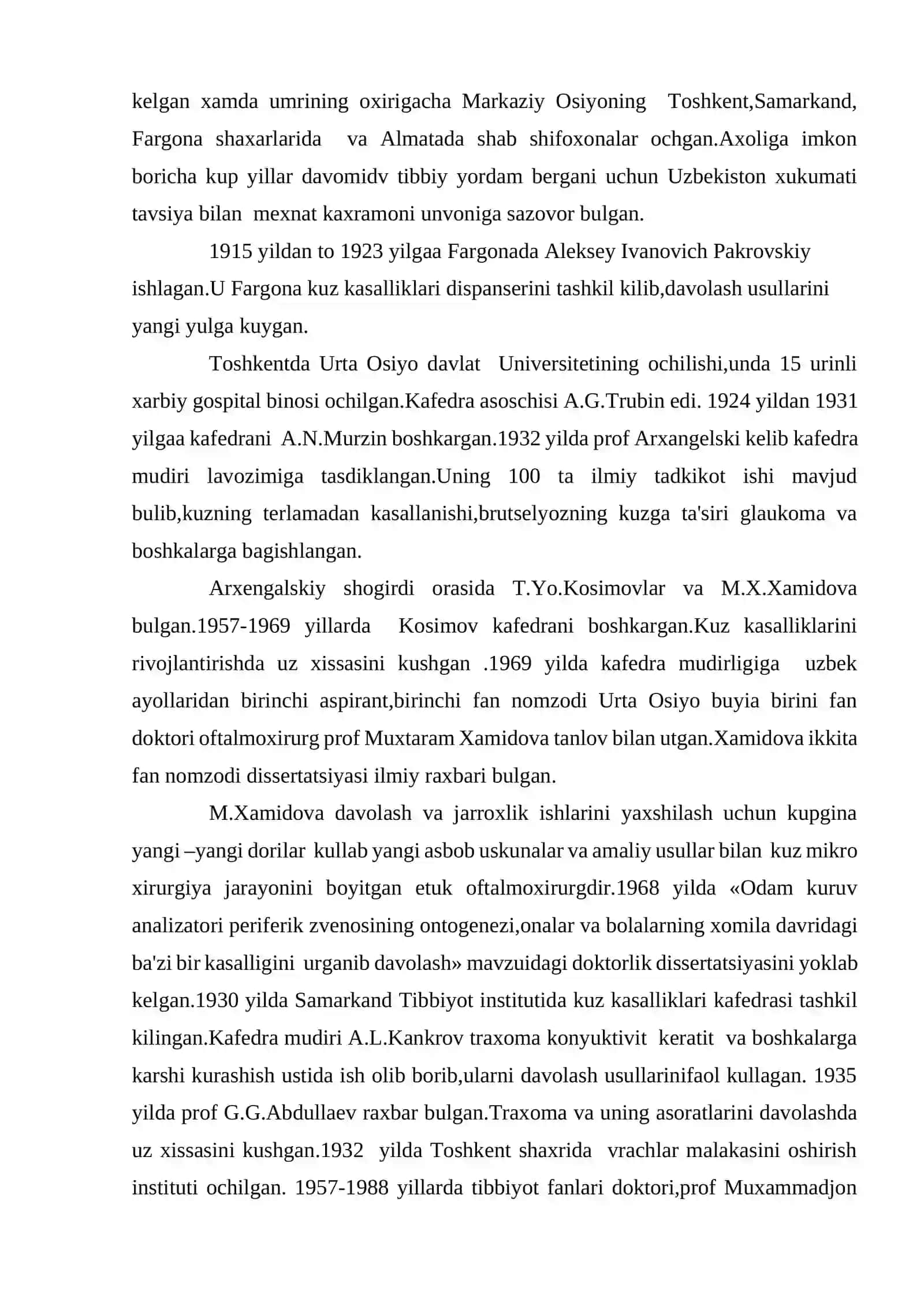 Oftalmologiya fanining tarixi va rivojlanishi 2