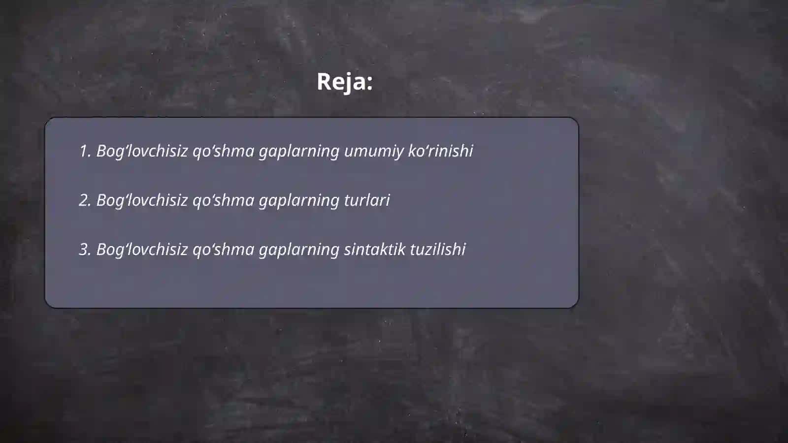 Bogʻlovchisiz qoʻshma gaplarning oʻrganilishi va tadqiqi 2