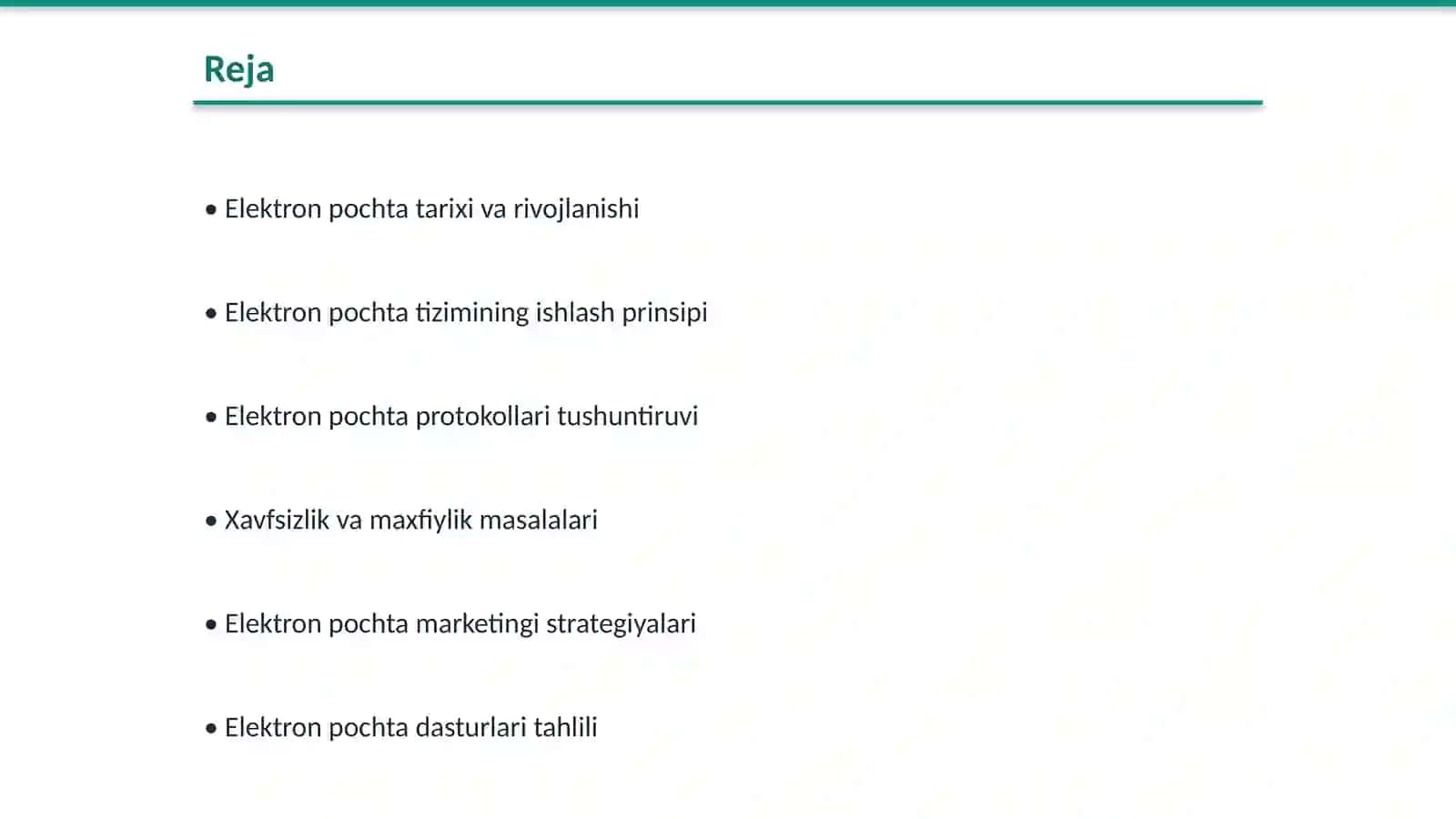 Elektron pochta tarixi va rivojlanishi 2