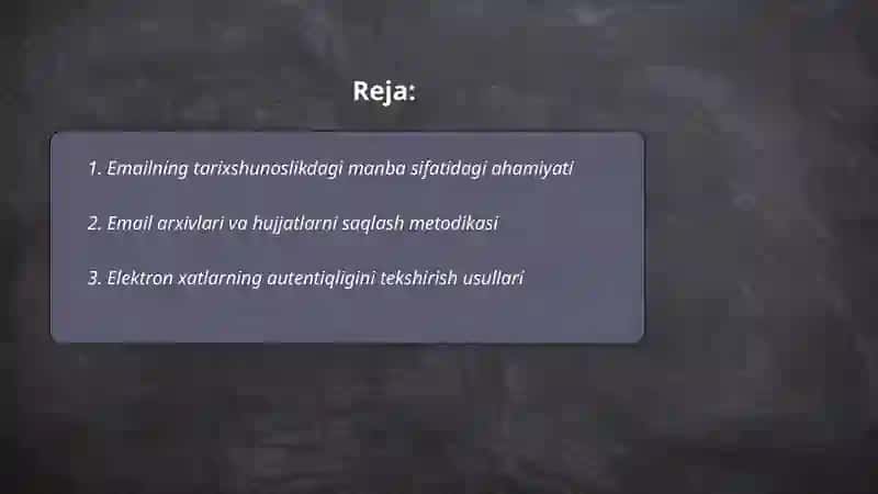 Email Tarixshunoslik 2