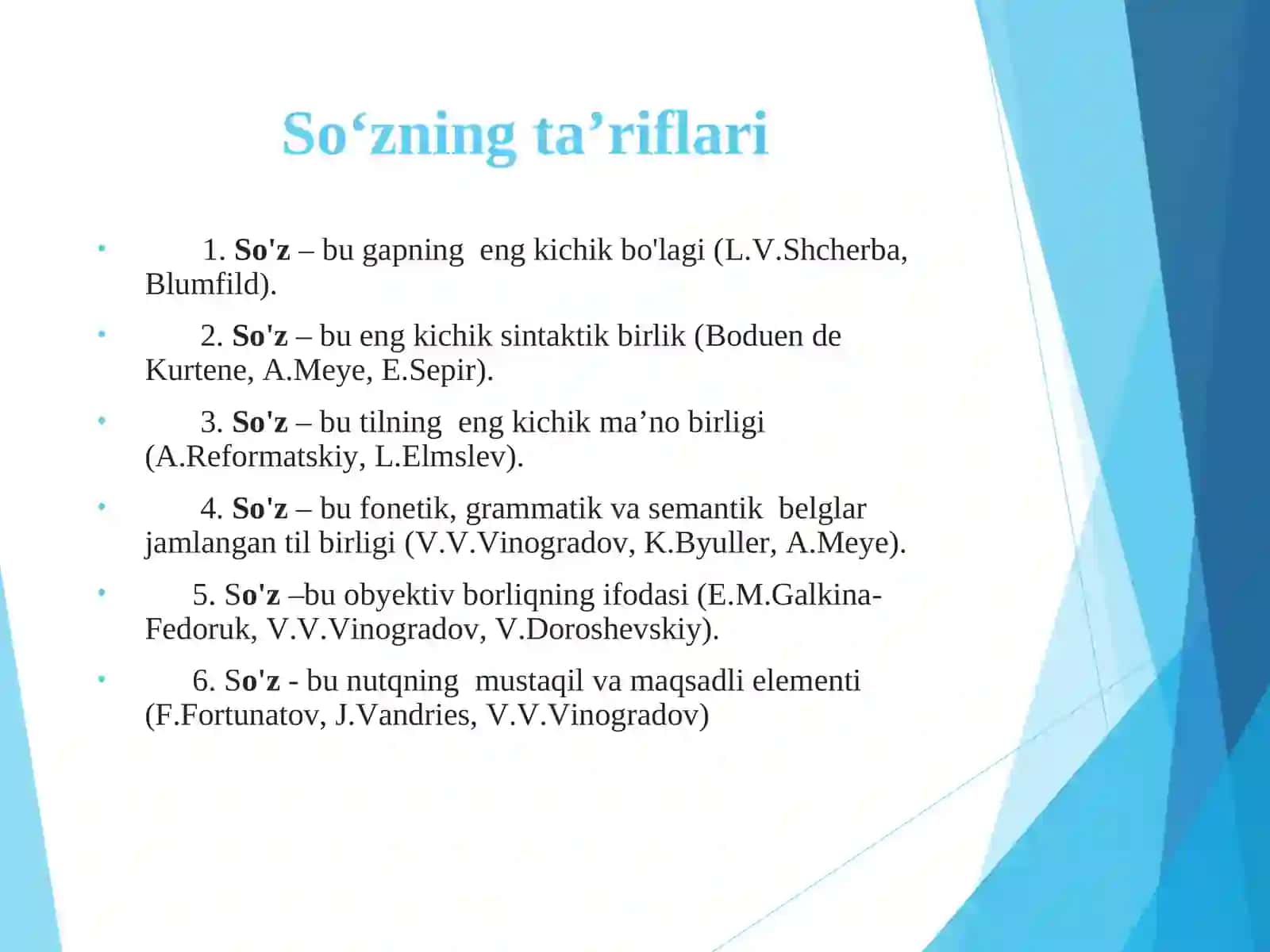 Til va nutq birliklari 2
