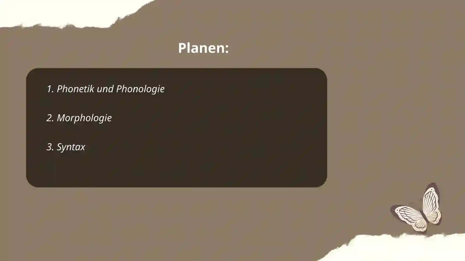 Phonetik und Phonologie 2