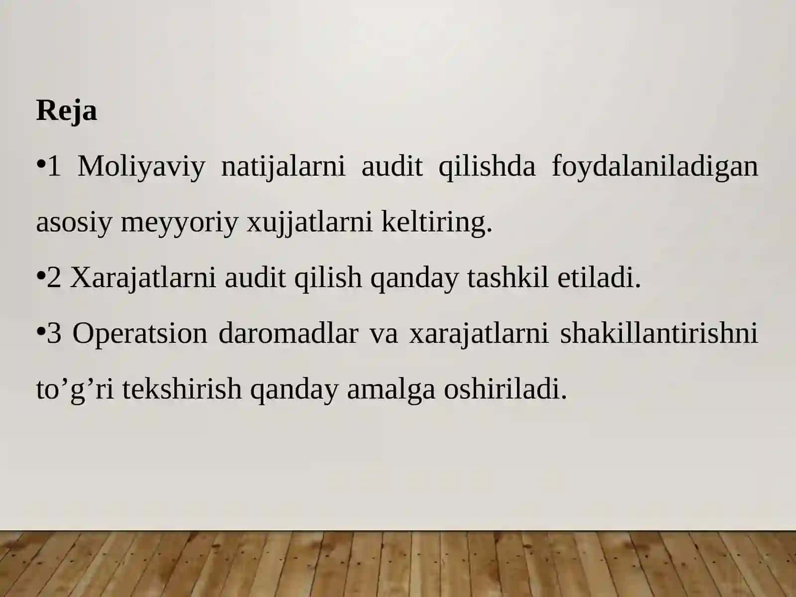 Boshqaruv hisobida xarajatlarning tasniflanishi va mazmuni 2