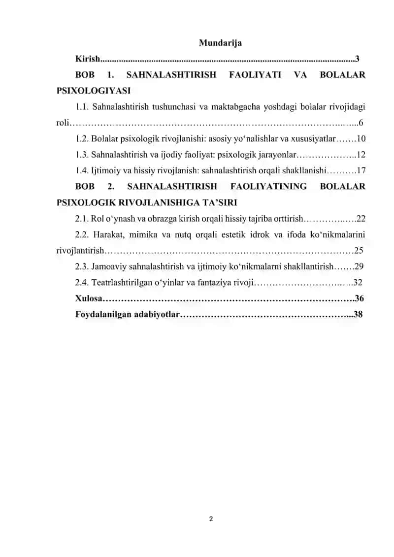 Sahnalashtirish faoliyatining bolalar psixologik rivojlanishiga ta’siri 2