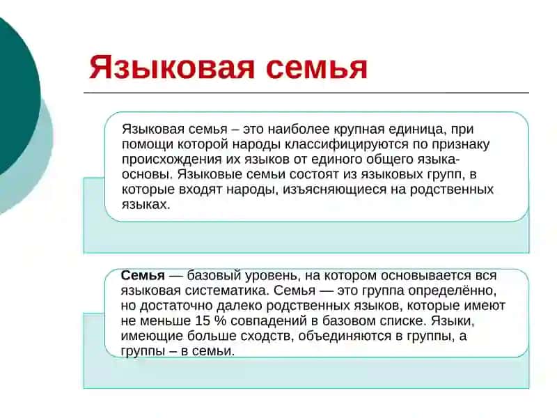 ОСНОВНЫЕСЕМЬИ ЯЗЫКОВ 2