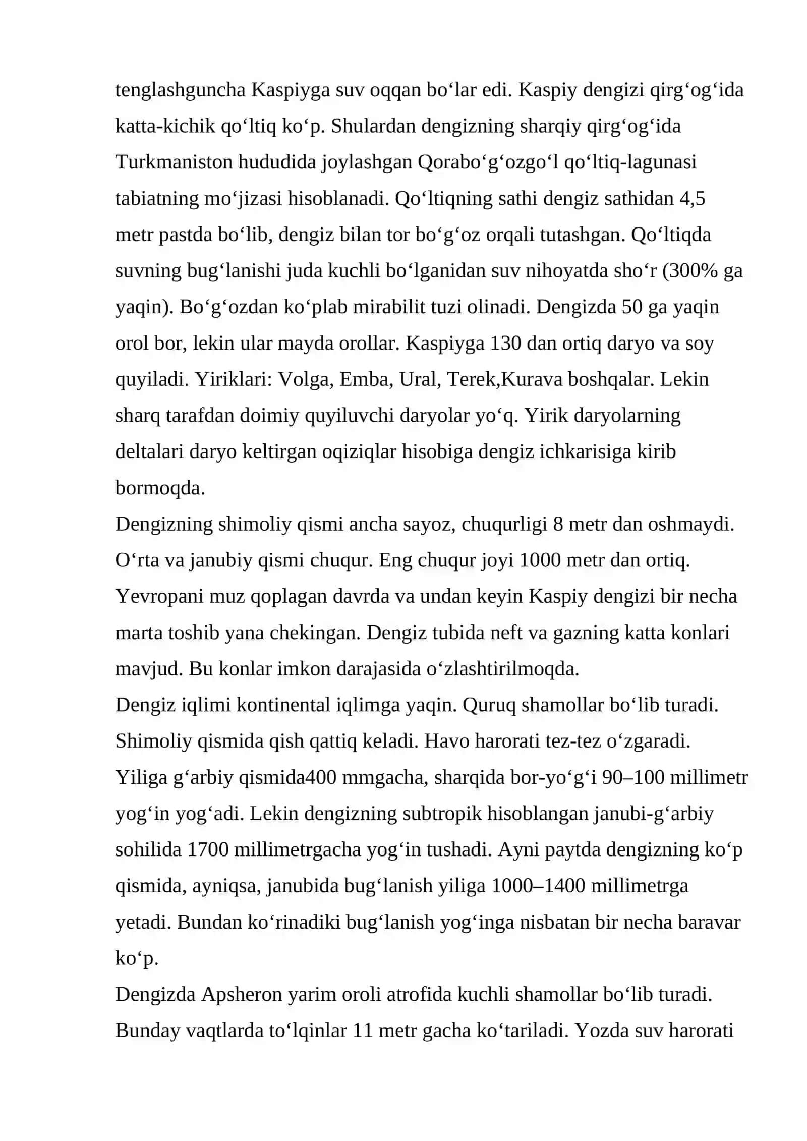 Kaspiy dengizi 2