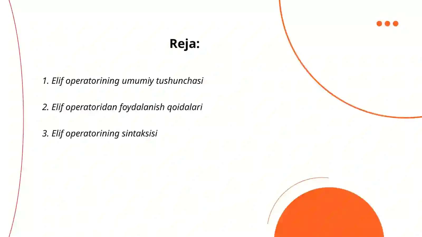 Elif operatori 2