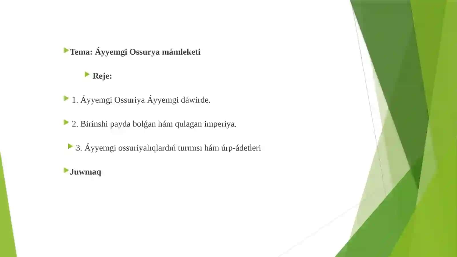 Áyyemgi Ossuriya mámleketi 2