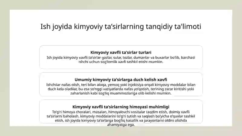 Kimyoviy taʼsirlar 2