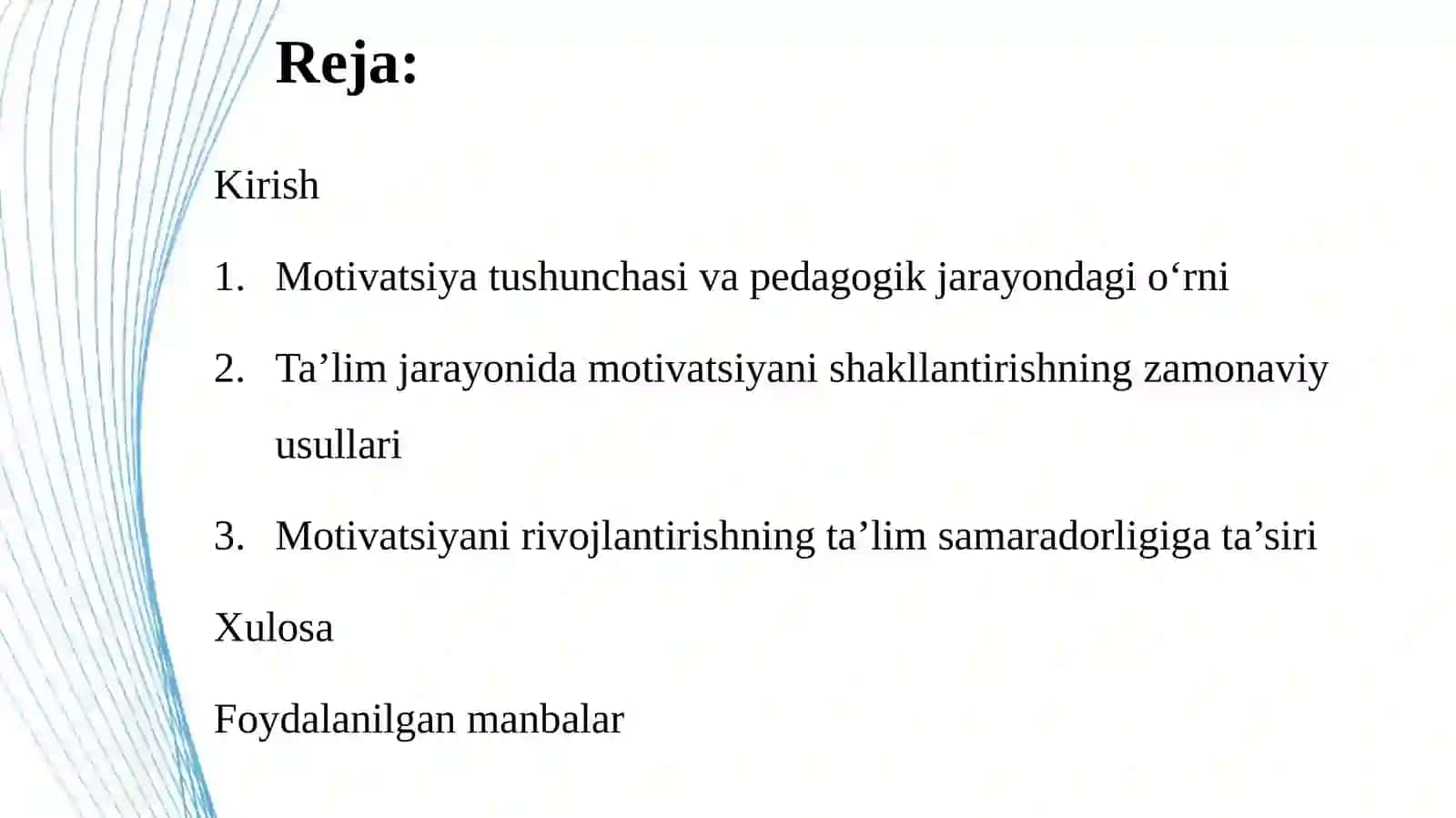 Pedagogik jarayonlarni motivatsiyalashning zamonaviy usullari 2