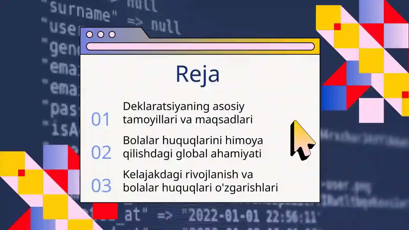 Bolalar huquqlari toʻgʻrisidagi deklaratsiya 2
