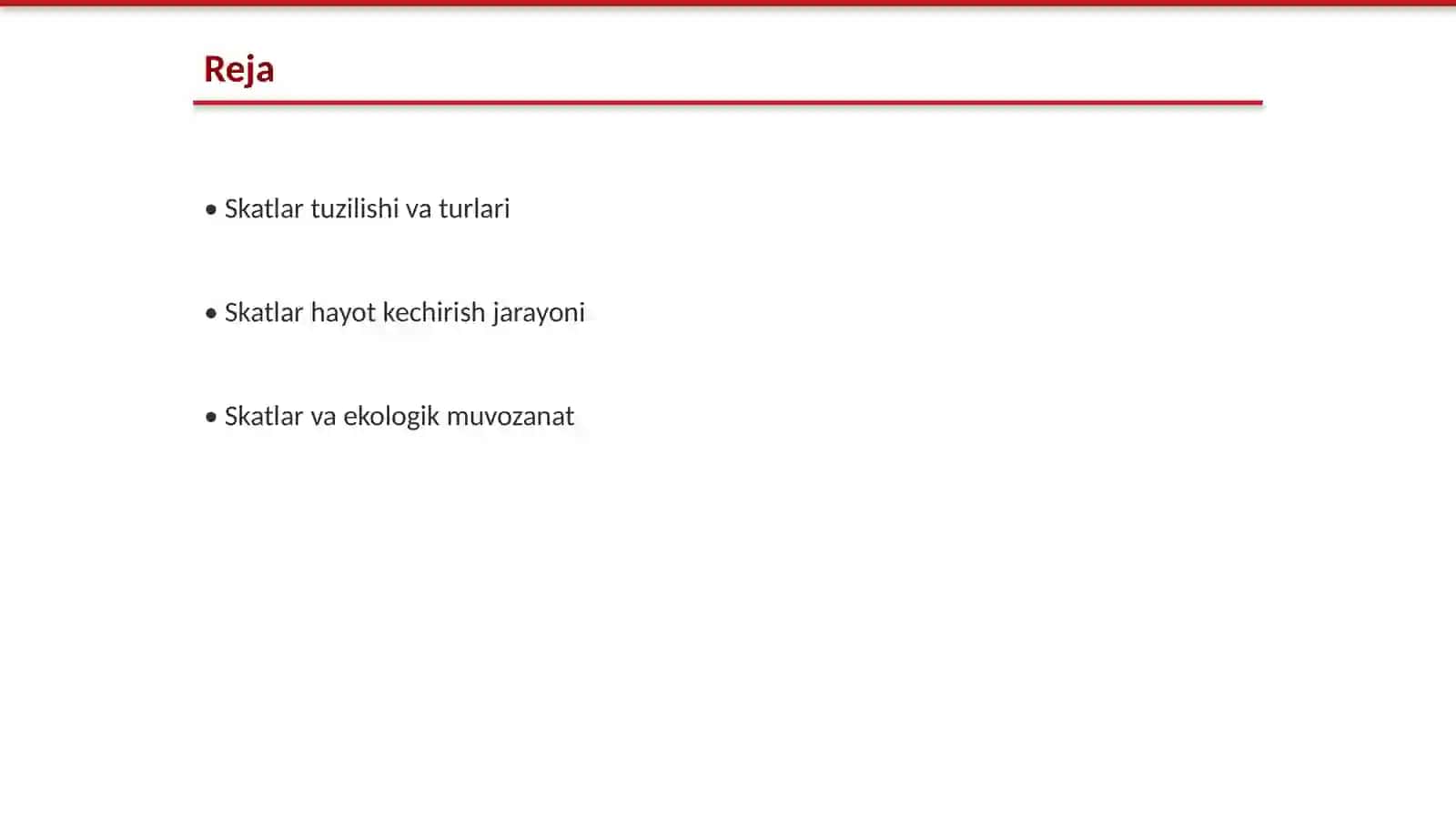 Skatlar tuzilishi hayot kechirishi va ahamiyati 2