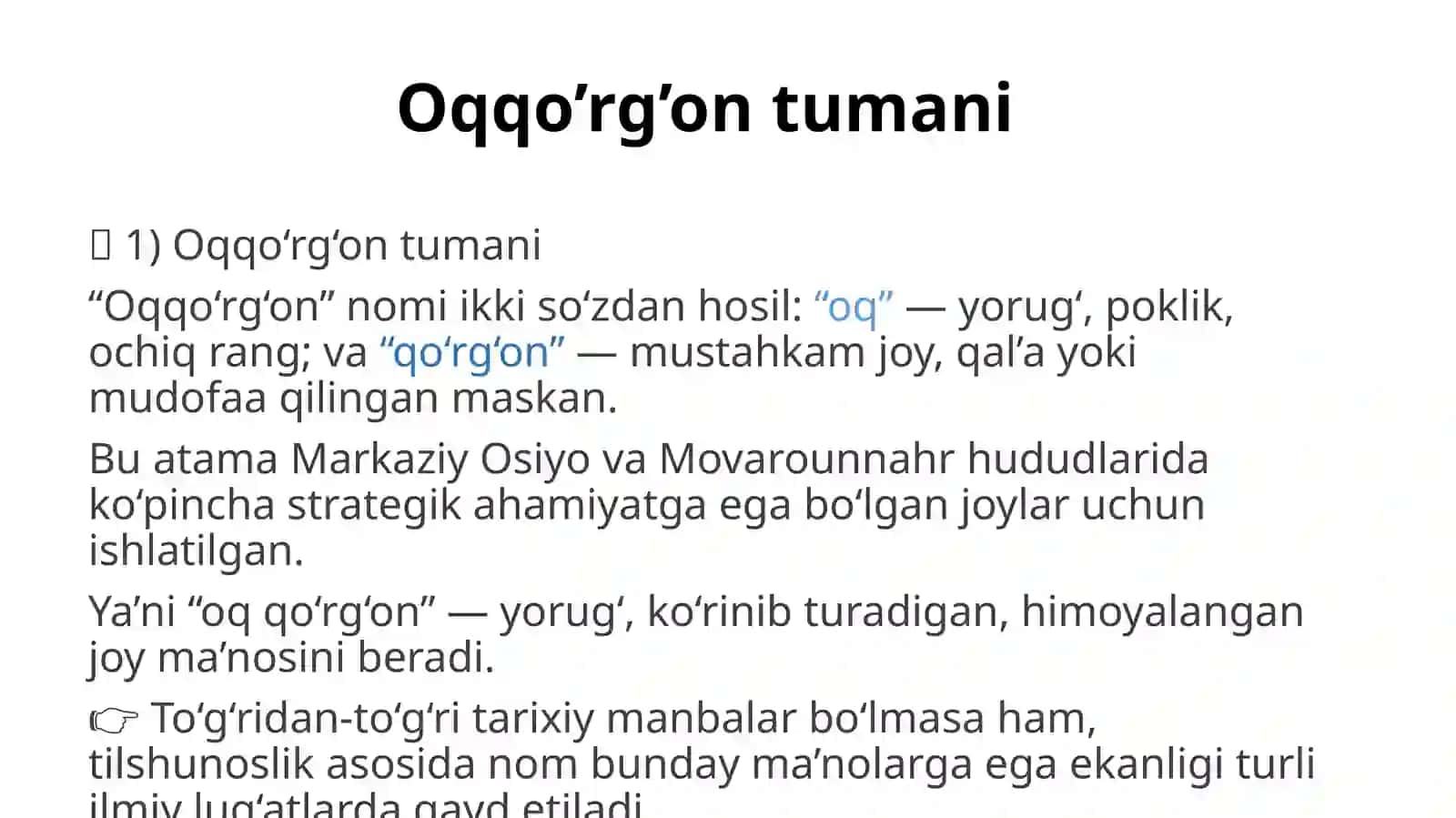Toshkent viloyatining tumanlari 2