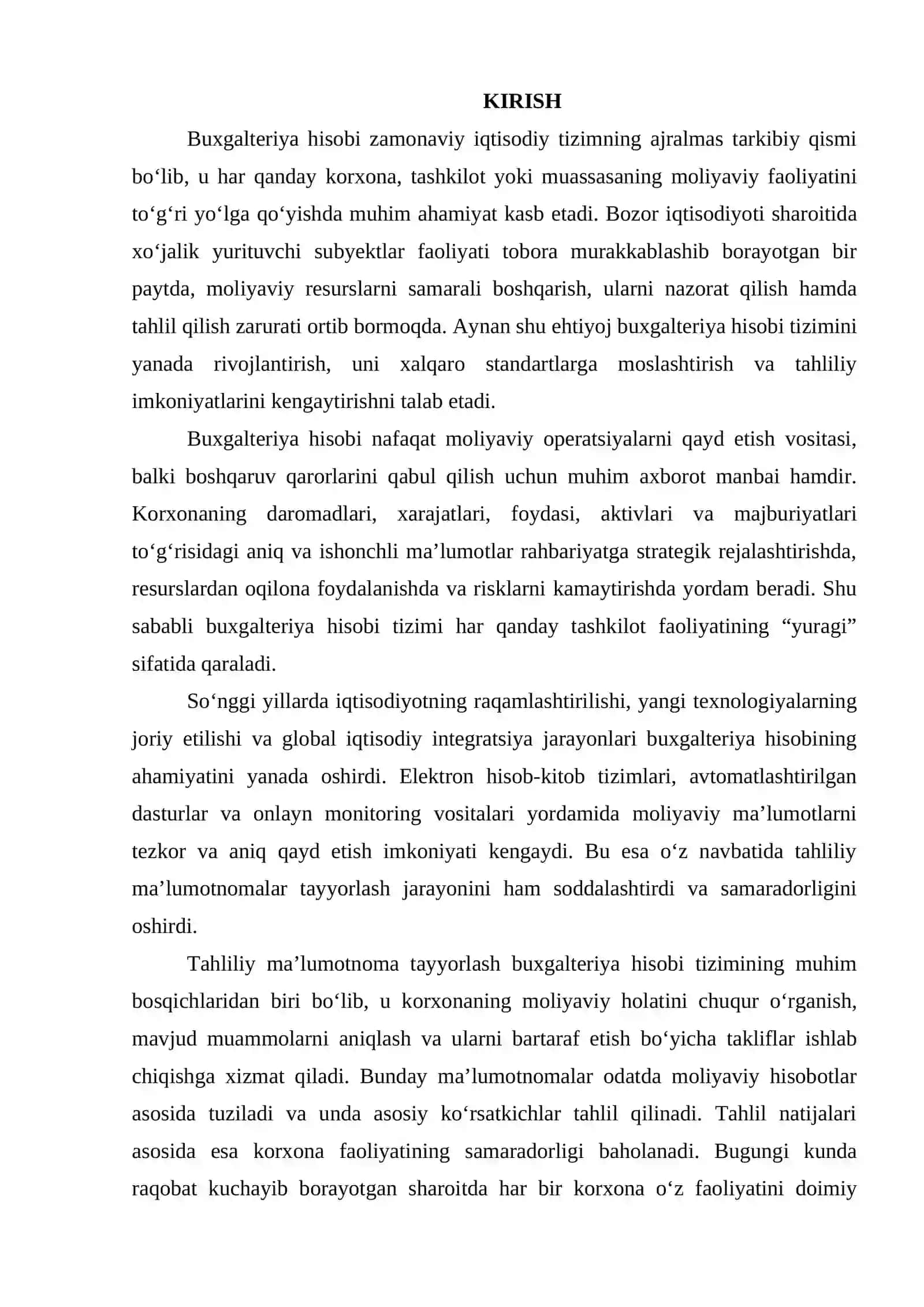 Buxgalteriya hisobi (tahlili maʼlumotnoma tayyorlash) 2