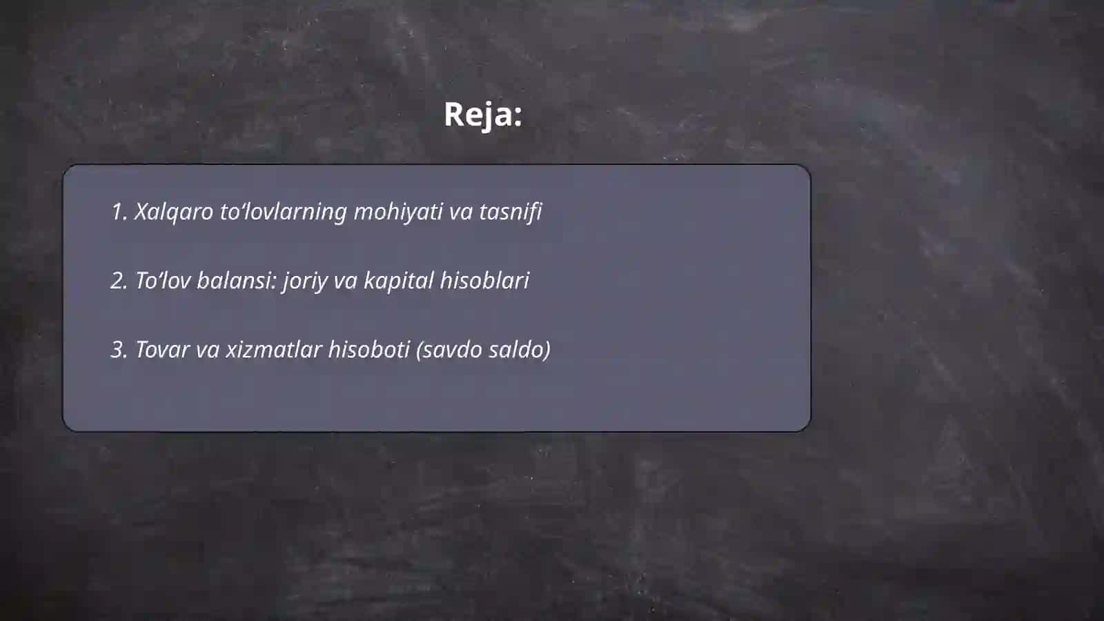 Xalqaro toʻlovlar va ularning shakillari 2