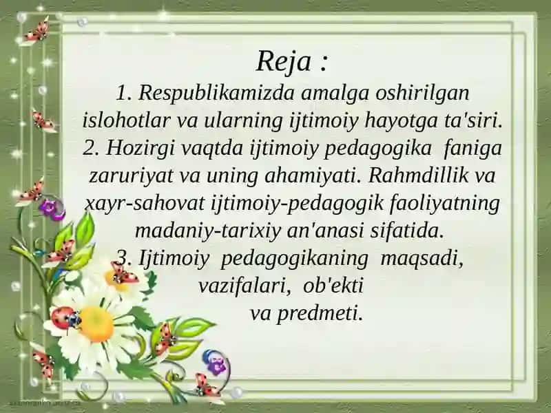 O’zbekiston ijtimoiy pedagogikasi 2