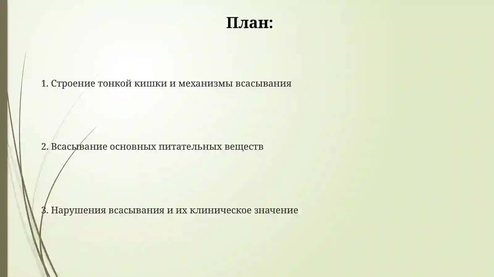 Механизмы всасывания в каторь питательных веществ (белков, жиров, углеводов, минеральных солей) 2