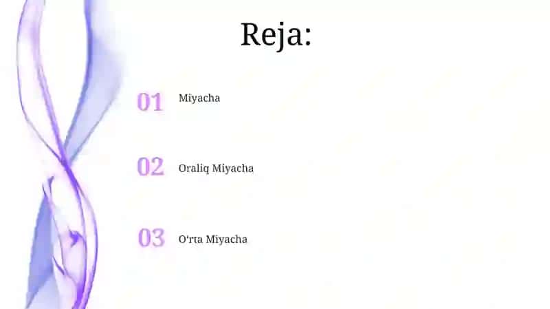 Miyacha, Ôrta miya, Oraliq miya 2