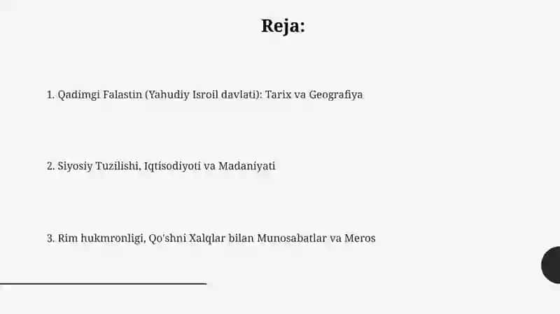 Qadimgi Falastin(IsroilYahudiy)davlati 2
