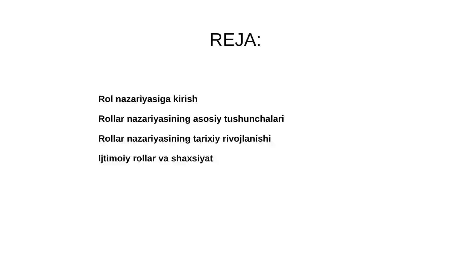 Sotsial psixologiyada rol nazariyasi 2
