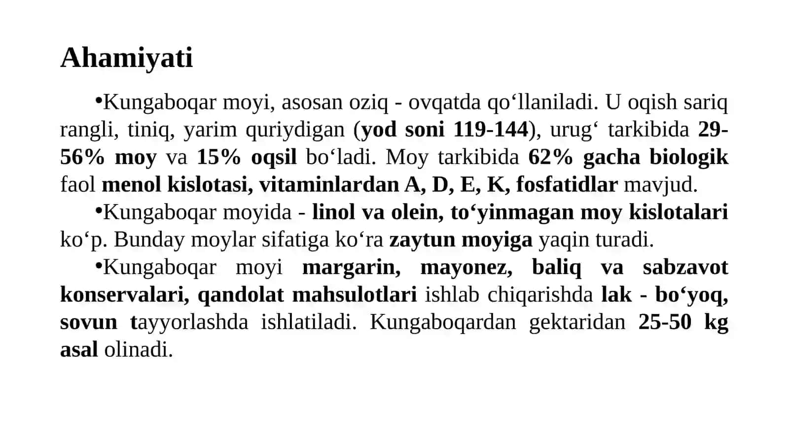 Kungaboqarning ahamiyati, biologiyasi 2