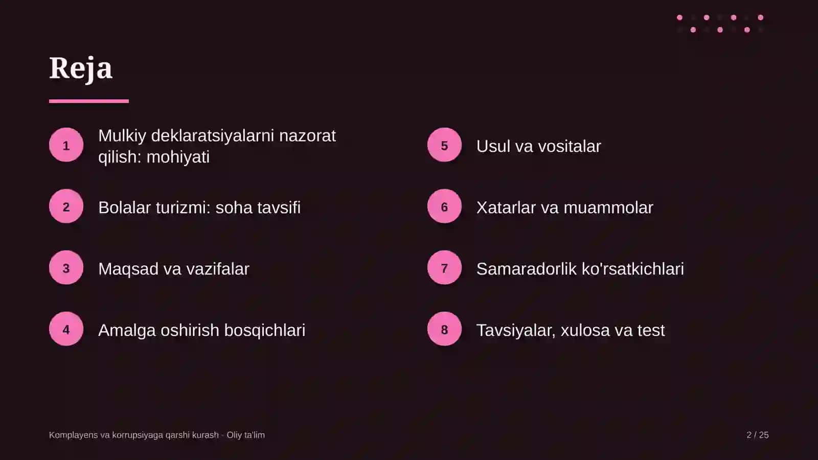 bolalar turizmida mulkiy deklaratsiyalarni nazorat qilish 5962 2