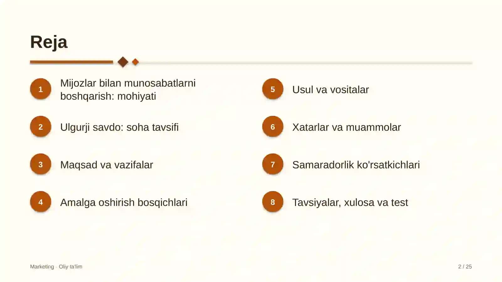 ulgurji savdoda mijozlar bilan munosabatlarni boshqarish 8505 2