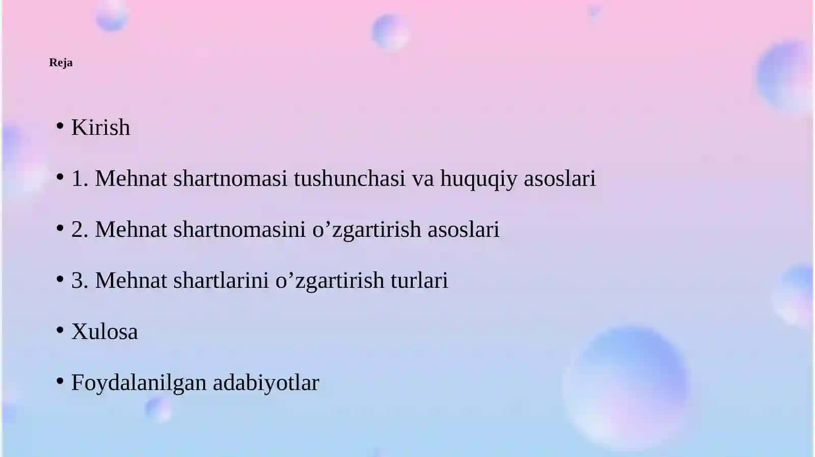 Mehnatshartnomasinio’zgartirish 2