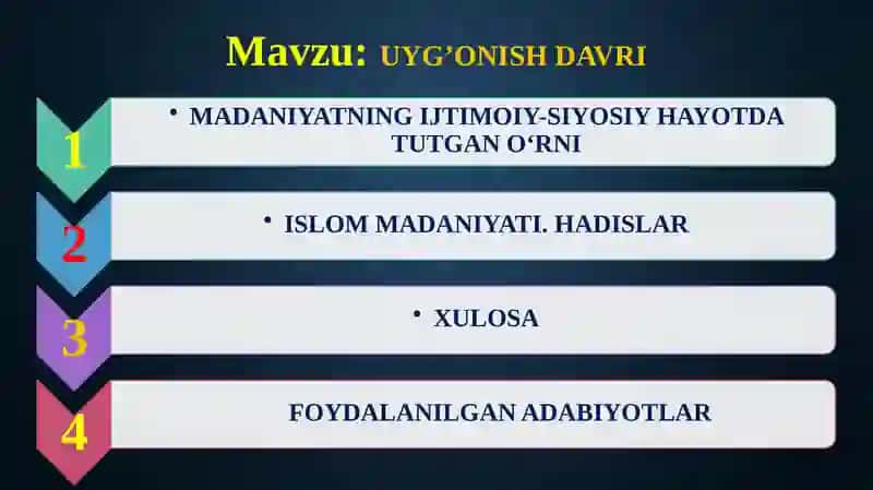 VATANIMIZDA UYG’ONISH DAVRI 2