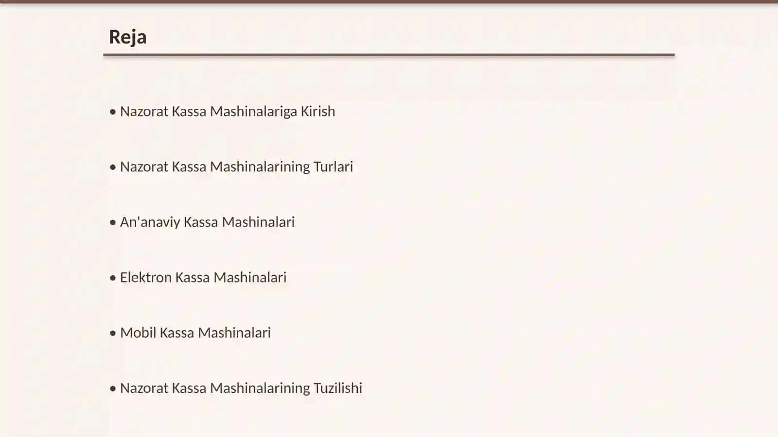 Nazorat Kassa Mashinalari: Turlari va Tuzilishi 2