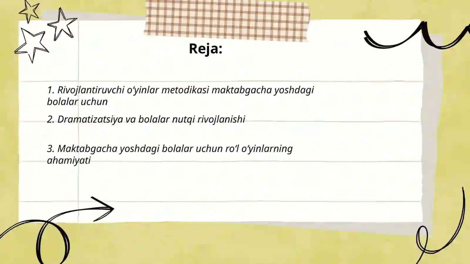 Rivojlantiruvchi oʻyinlar metodikasi maktabgacha yoshdagi bolalar uchun 2