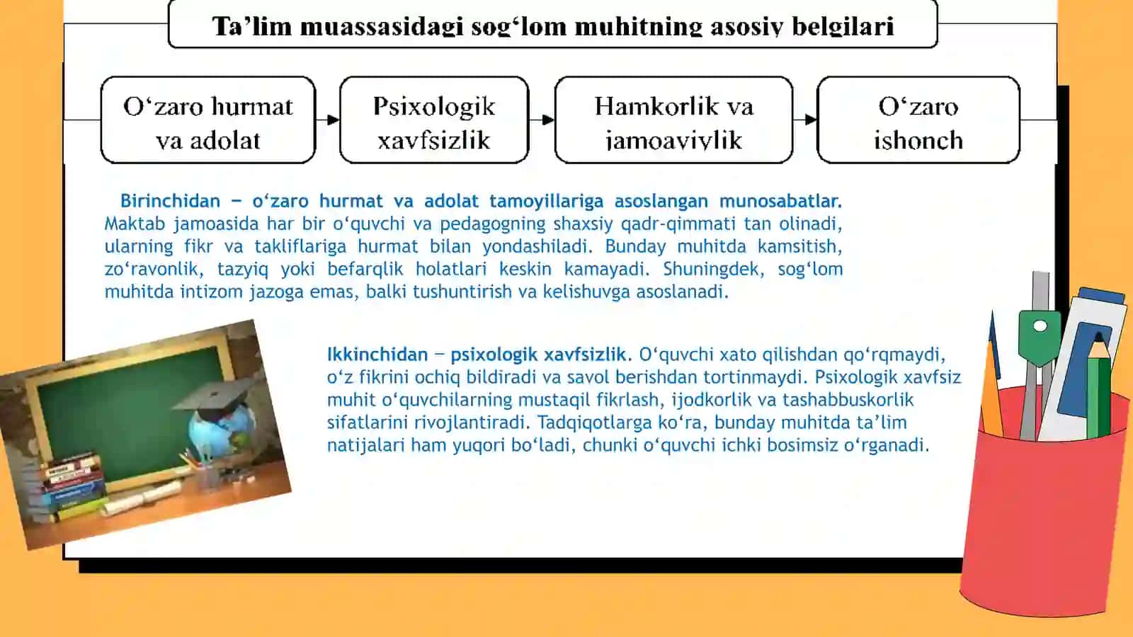 JAMOADA SOG‘LOM MUHITNI TASHKIL ETISH VA AHIL JAMOANISHAKLLANTIRISH 2
