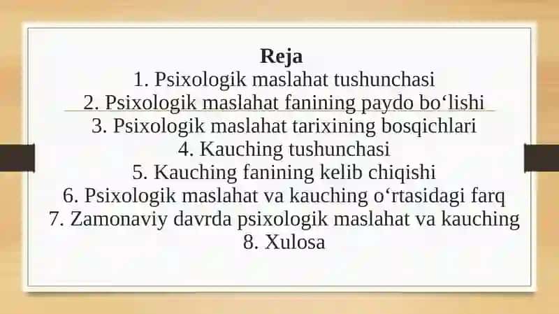 Psixologik maslaxatva kauching fanitarixi 2