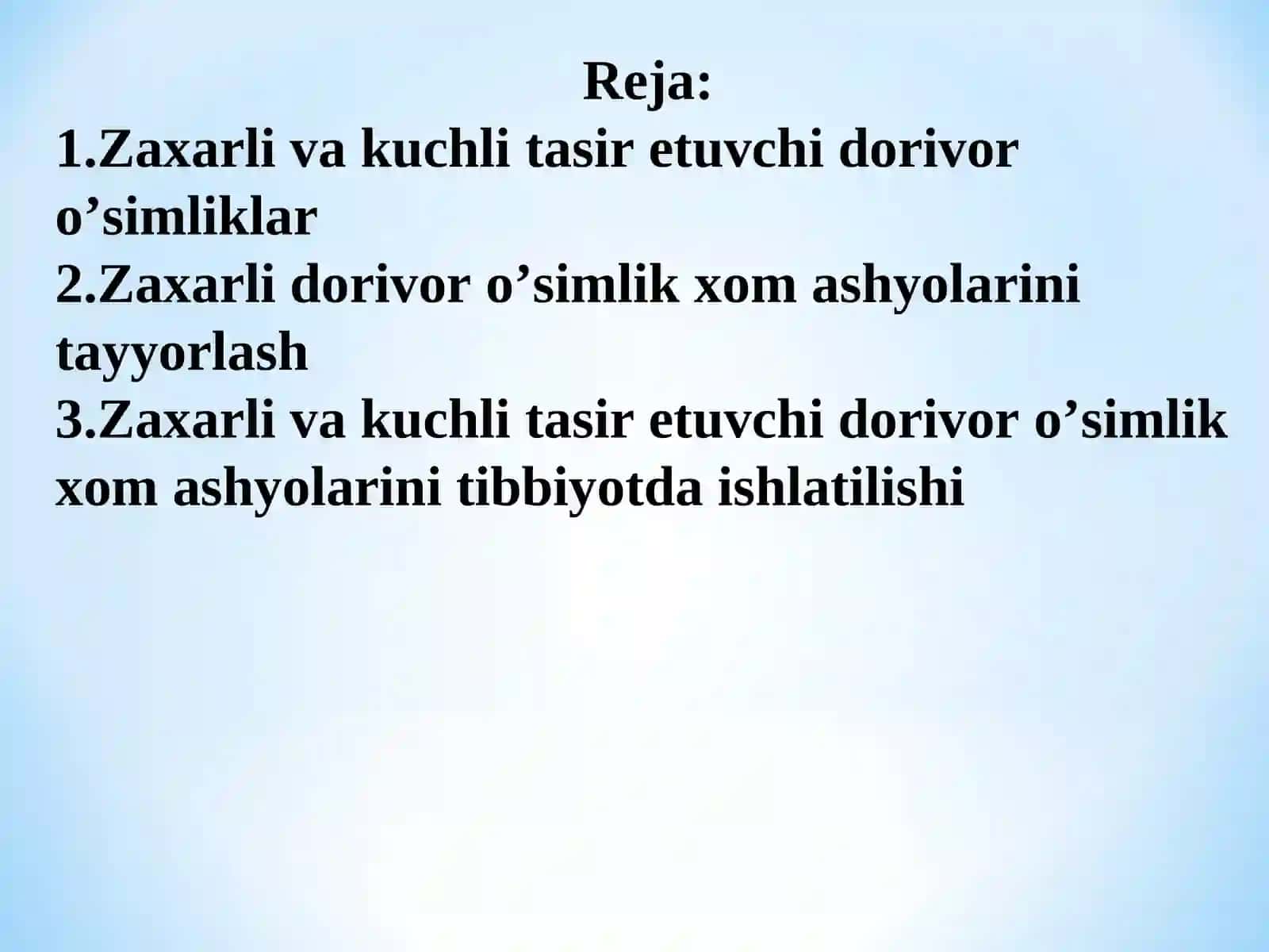Zaxarli va kuchli tasir etuvchi dorivor o’simlik xom ashyolarini tayyorlash, qadoqlash va saqlash usullari 2