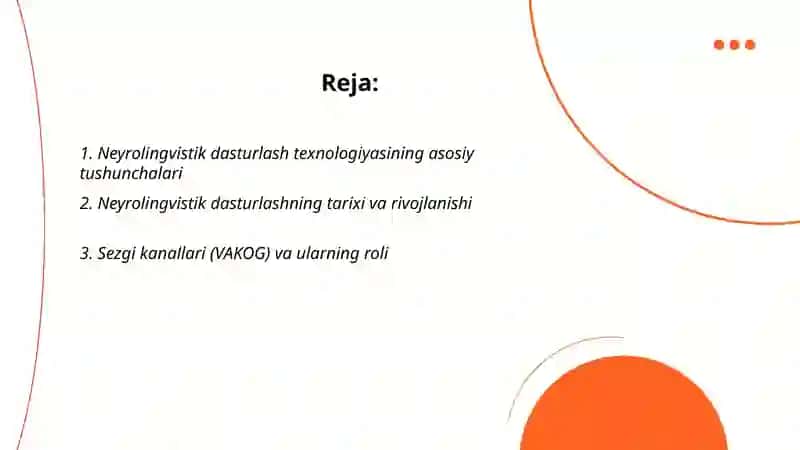 Neyrolingvistik dasturlash texnologiyasi 2