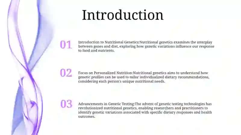 Nutritional Genetics 2