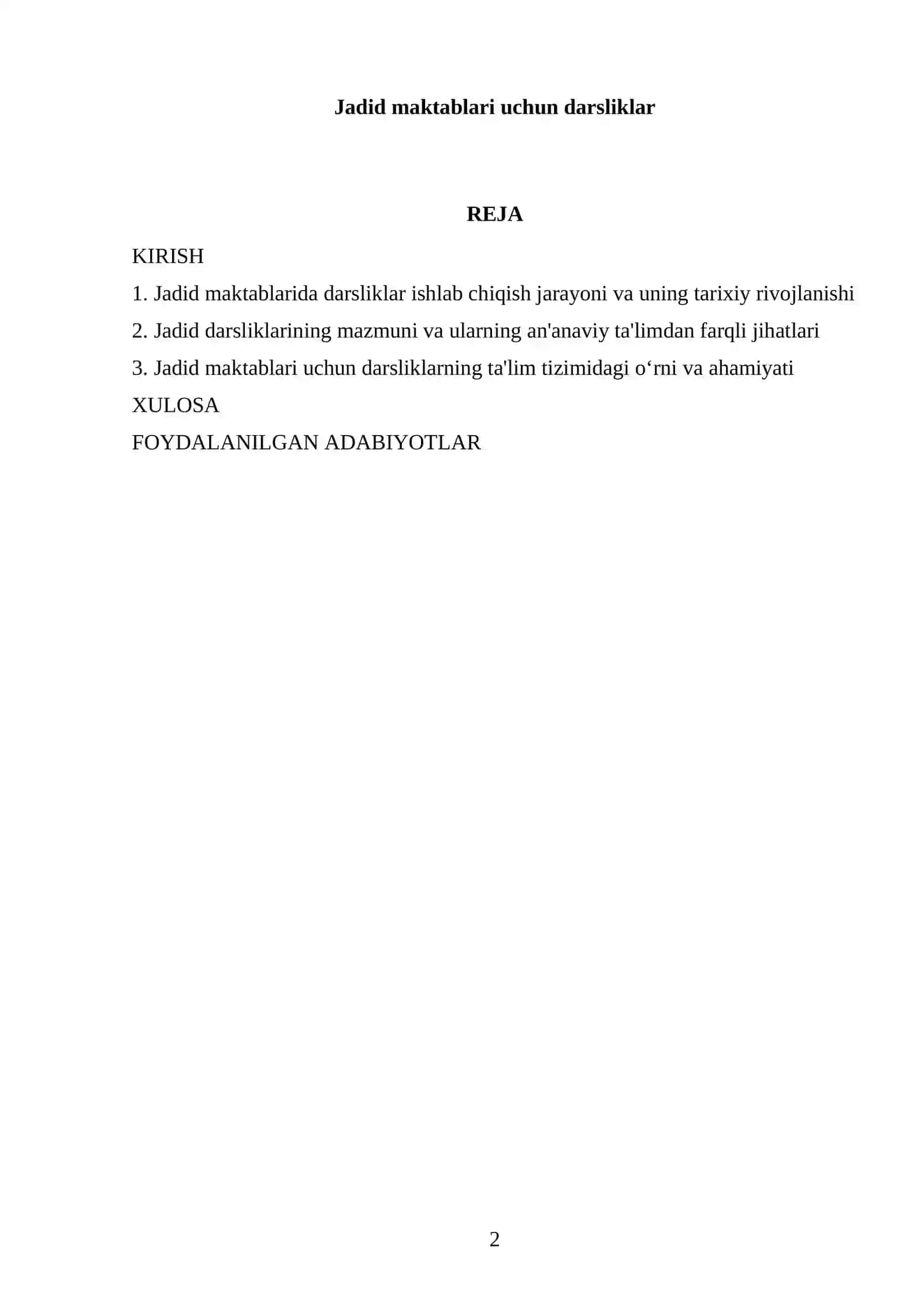Jadid maktablari uchun darsliklar 2