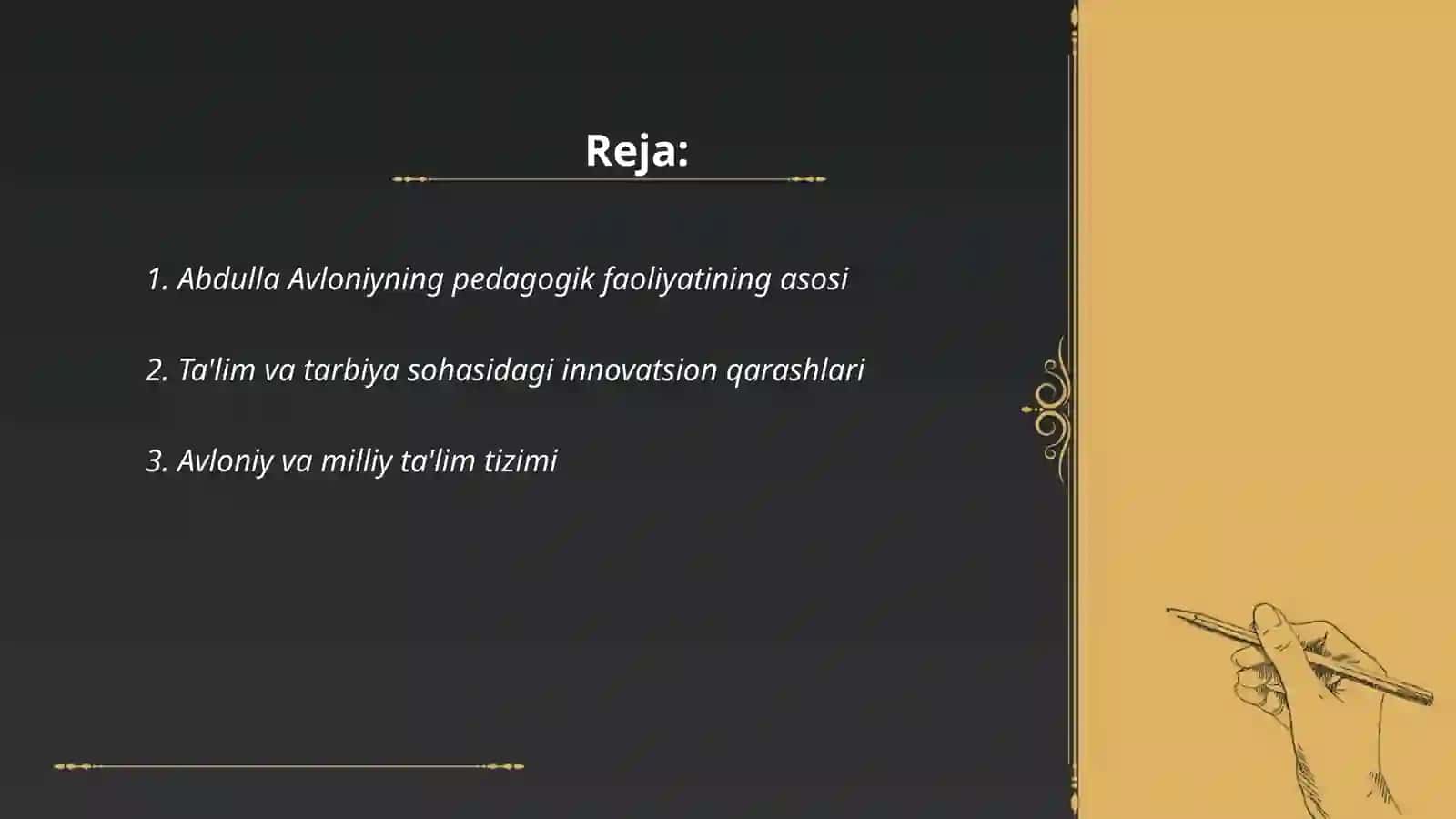 Abdulla Avloniyning pedagogik faoliyati va ta'lim-tarbiya haqidagi qarashlari 2