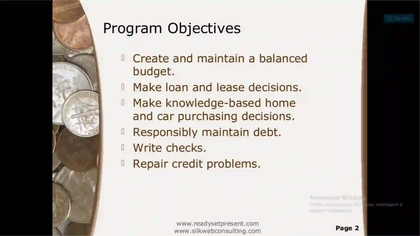 BUDGET AND SAVING MONEY 2