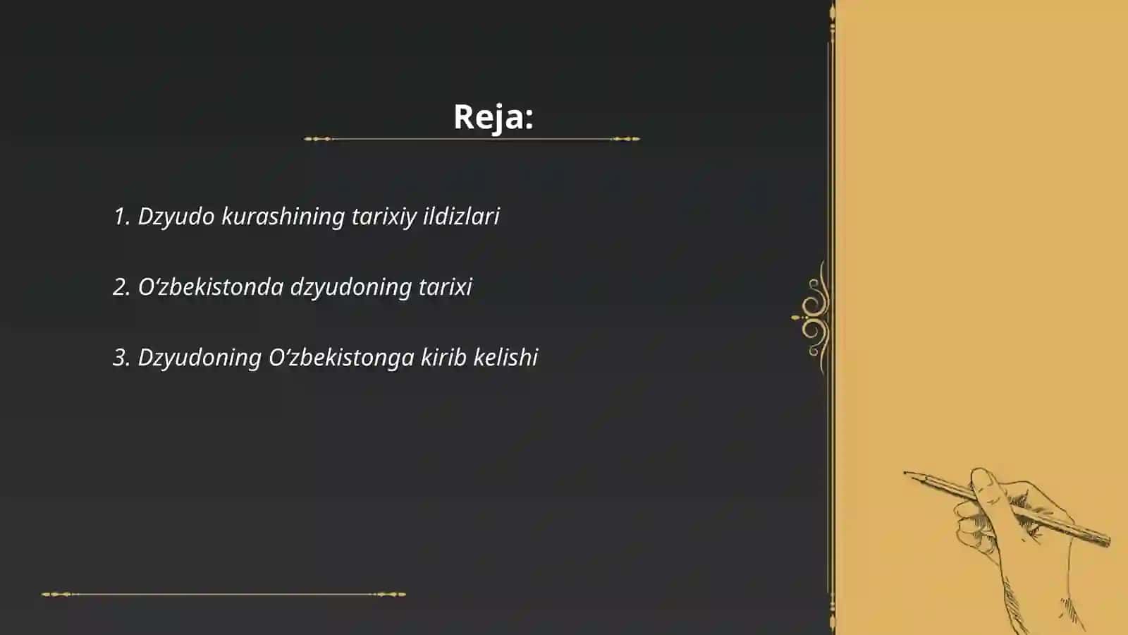 Dzyudo kurashining Oʻzbekistonga kirib kelishi va rivorlanishi 2