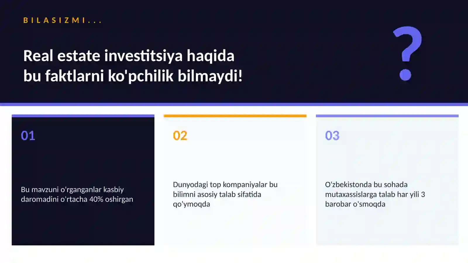 Real estate investitsiya 2