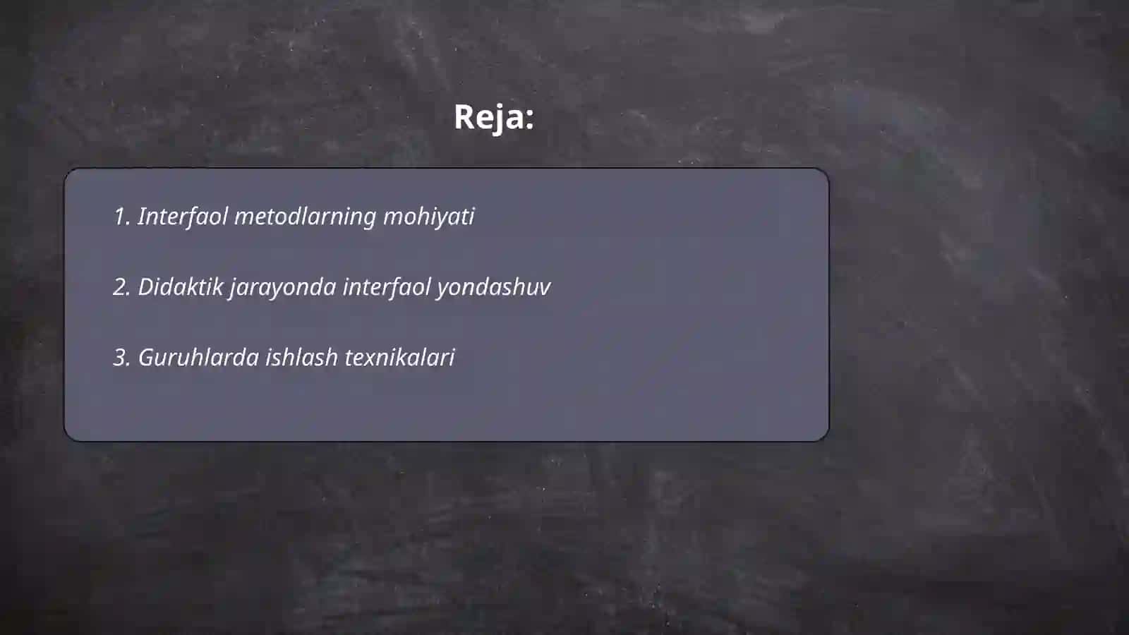 Interfaol Metodlar 2