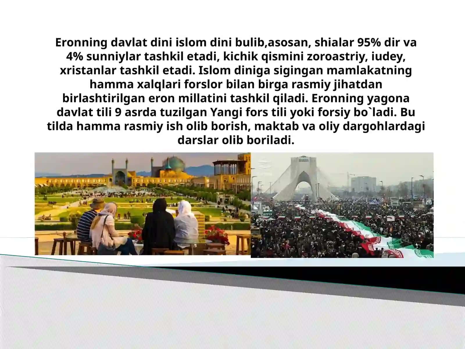 Eron Islom Respublikasi Iqtisodiyoti 2