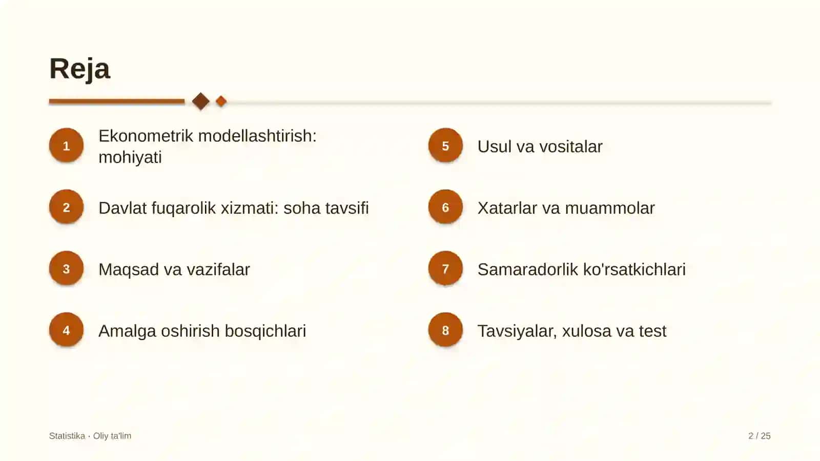 davlat fuqarolik xizmatida ekonometrik modellashtirish 2715 2