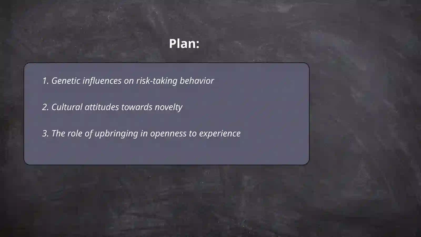 Genetic Influences on Risk-Taking Behavior 2