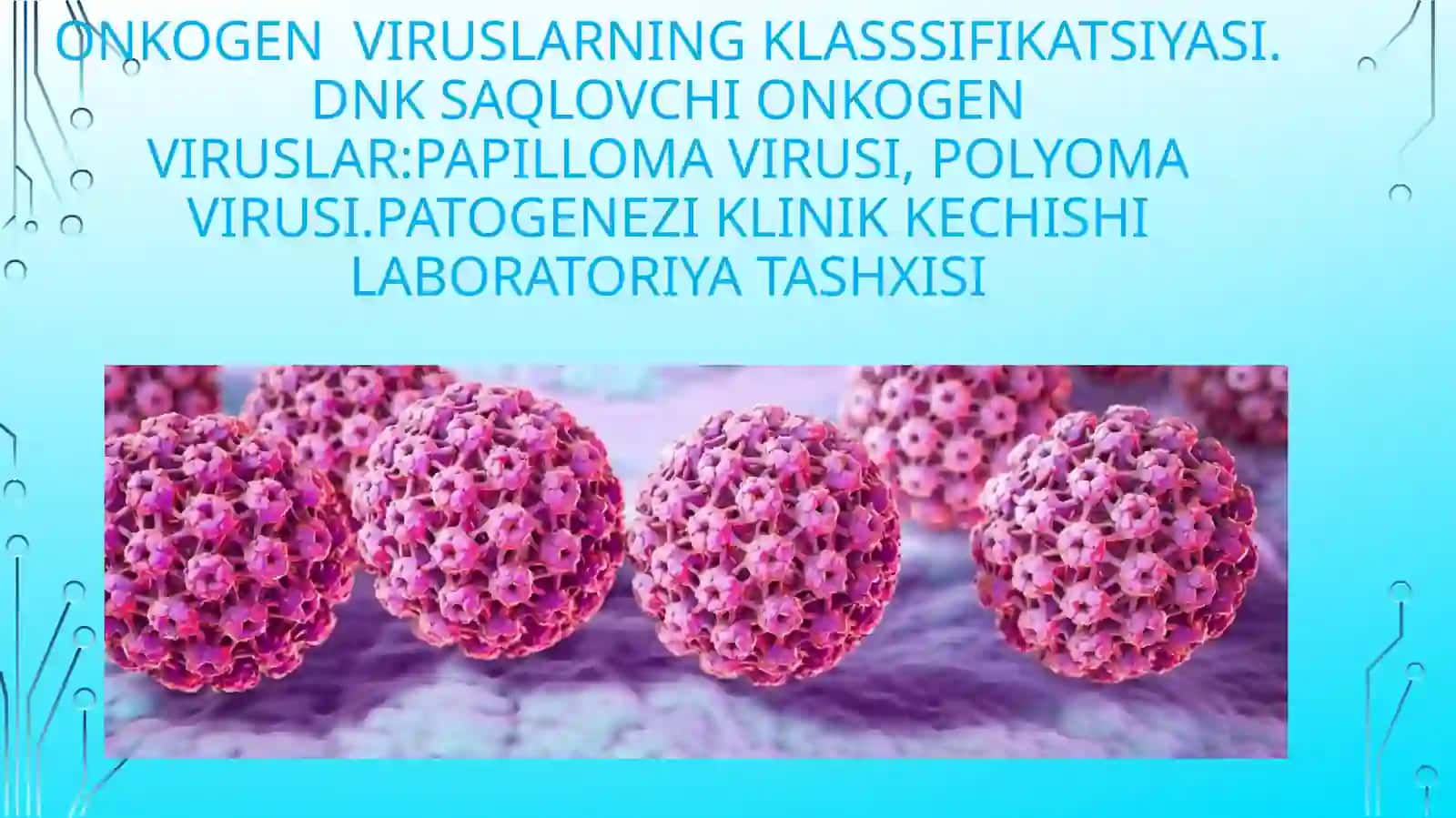 Onkogenviruslarning klassifikatsiyasi 2