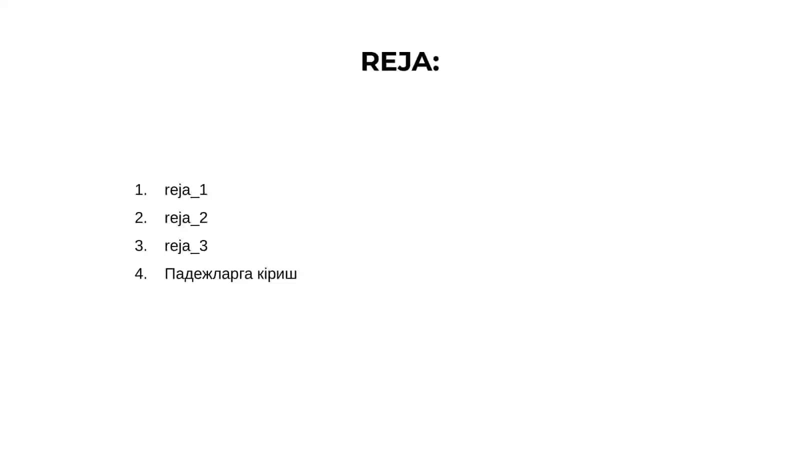 Падежларга кіриш 2