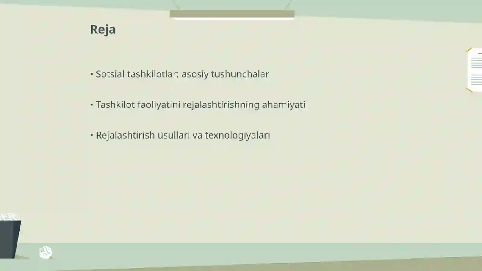 Sotsial tashkilot (xizmat)faoliyatini rejalashtirish 2